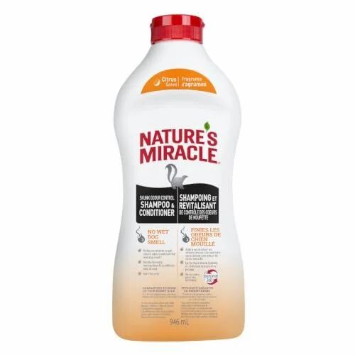 Amazon.ca: Nature’s Miracle Skunk Odor Control Shampoo & Conditioner $6.50 Amazon.ca: Nature’s Miracle Skunk Odor Control Shampoo & Conditioner $6.50