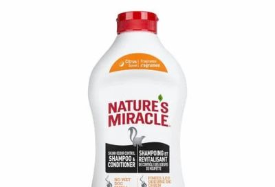 Amazon.ca: Nature’s Miracle Skunk Odor Control Shampoo & Conditioner $6.50