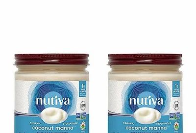 Amazon.ca: Nutiva Organic Coconut Manna Puréed Coconut Butter, 425 Gram (Pack of 2) $14.64
