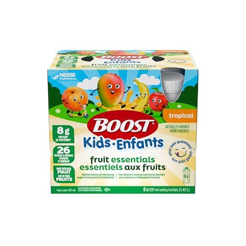 BOOST Kids Fruit Essentials Tropical, For Ages 4-12, 6-Pack, 1.4 L BOOST Kids Fruit Essentials Tropical, For Ages 4-12, 6-Pack, 1.4 L
