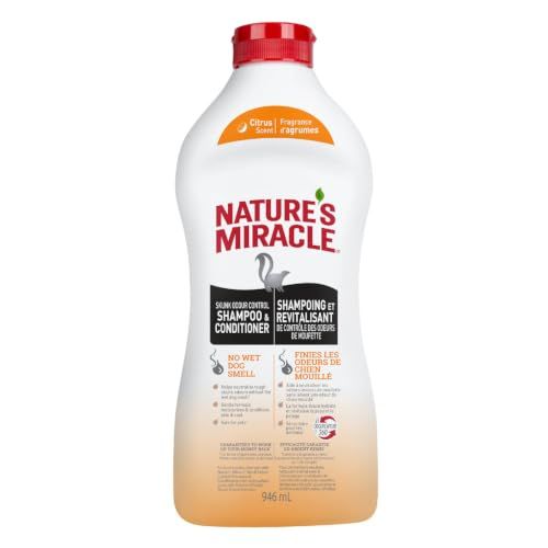 Nature’s Miracle Skunk Odor Control Shampoo & Conditioner (Citrus Scent) - 32oz Squeeze Nature’s Miracle Skunk Odor Control Shampoo & Conditioner (Citrus Scent) - 32oz Squeeze