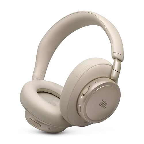 JBL Live 780NC - Wireless Over-Ear Noise Cancelling Headphones, Adaptive Noise Cancelling, Bluetooth, Foldable, 40mm Dynamic Driver - Sand JBL Live 780NC - Wireless Over-Ear Noise Cancelling Headphones, Adaptive Noise Cancelling, Bluetooth, Foldable, 40mm Dynamic Driver - Sand