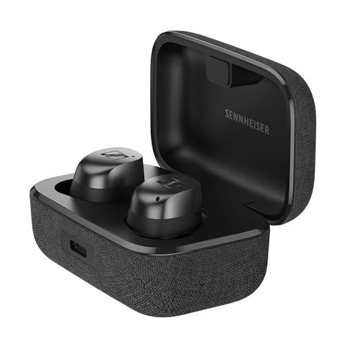 Sennheiser Momentum True Wireless 4 Smart Earbuds with ANC, Black Graphite Sennheiser Momentum True Wireless 4 Smart Earbuds with ANC, Black Graphite