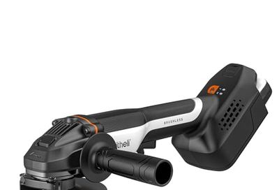 Litheli 20V Cordless Angle Grinder, 4.9″ Grinders Power Tools, Battery Cut-Off Tool, with 8500RPM Brushless Motor and 4.0 Ah Battery