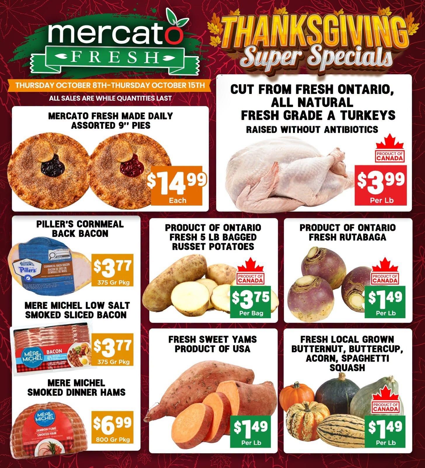 Mercato Fresh Flyer October 8 to 15