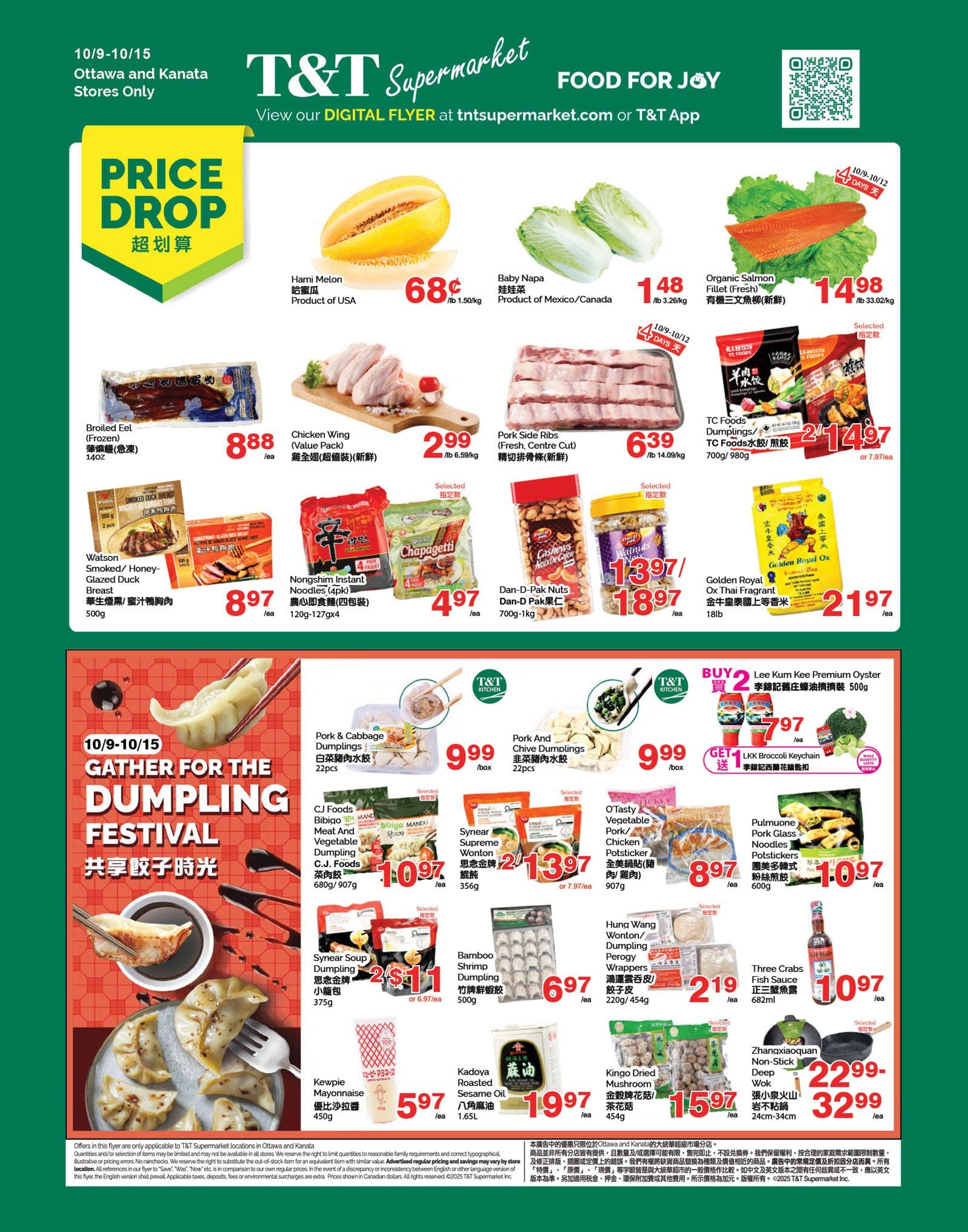 T&T Supermarket (Ottawa & Kanata) Flyer October 9 to 15