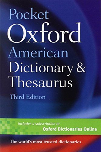Pocket Oxford American Dictionary and Thesaurus