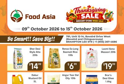FoodAsia Flyer October 9 to 15