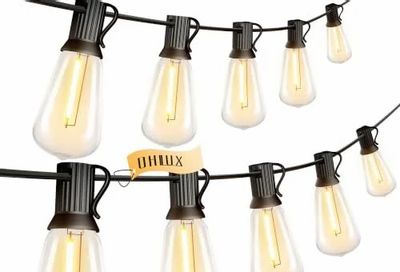 Amazon.ca: OHLUX 100FT Outdoor String Lights – $25.99