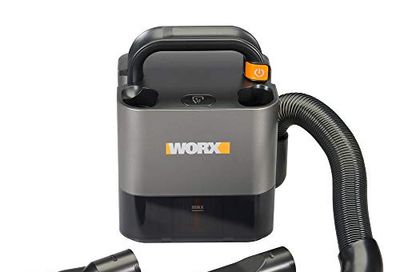 WORX WX030L.9 20V Power Share Cordless Cube Vac Compact Vacuum, Bare Tool Only, Black