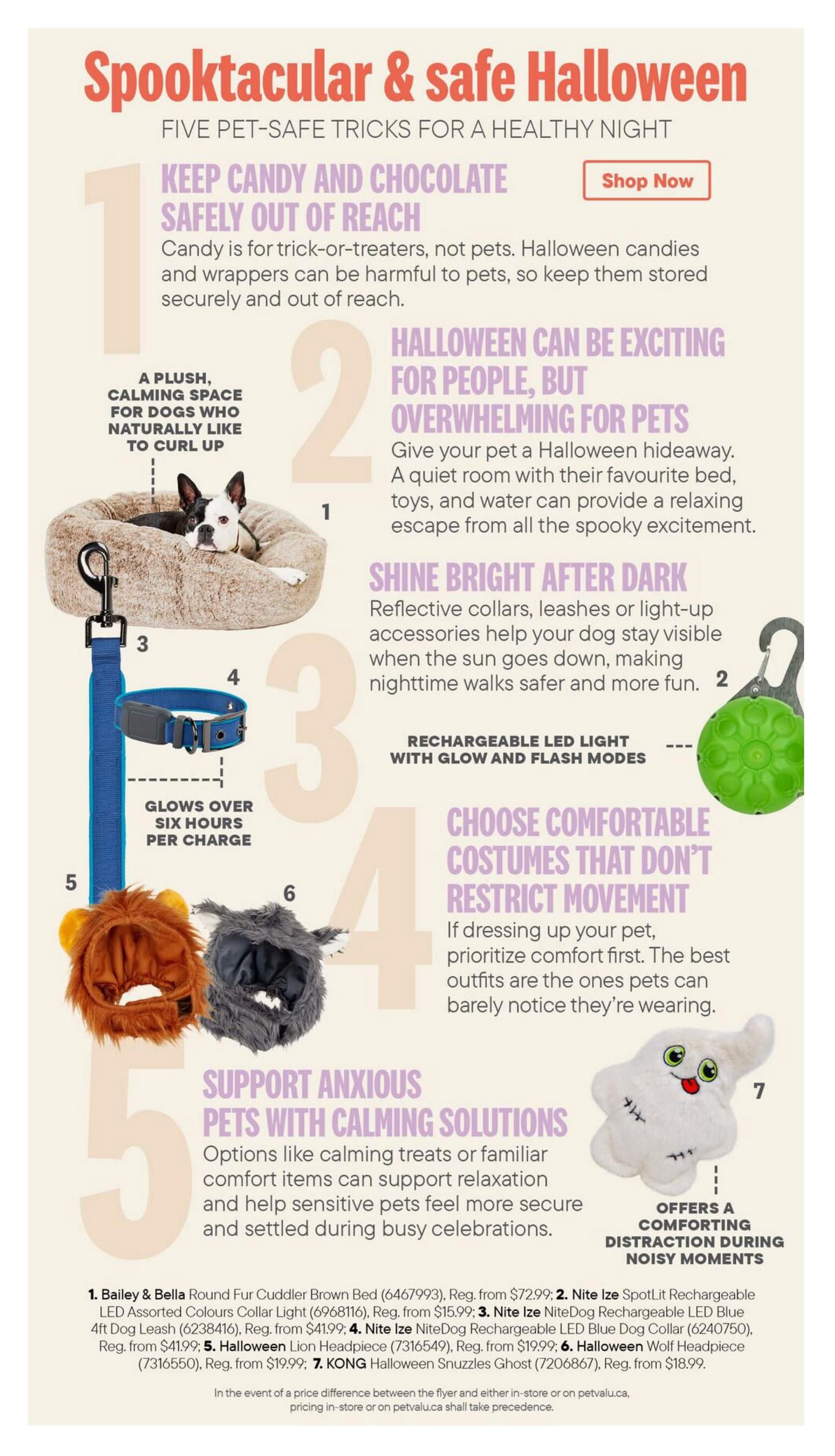 Total Pet Monthly LookBook October 1 to 31