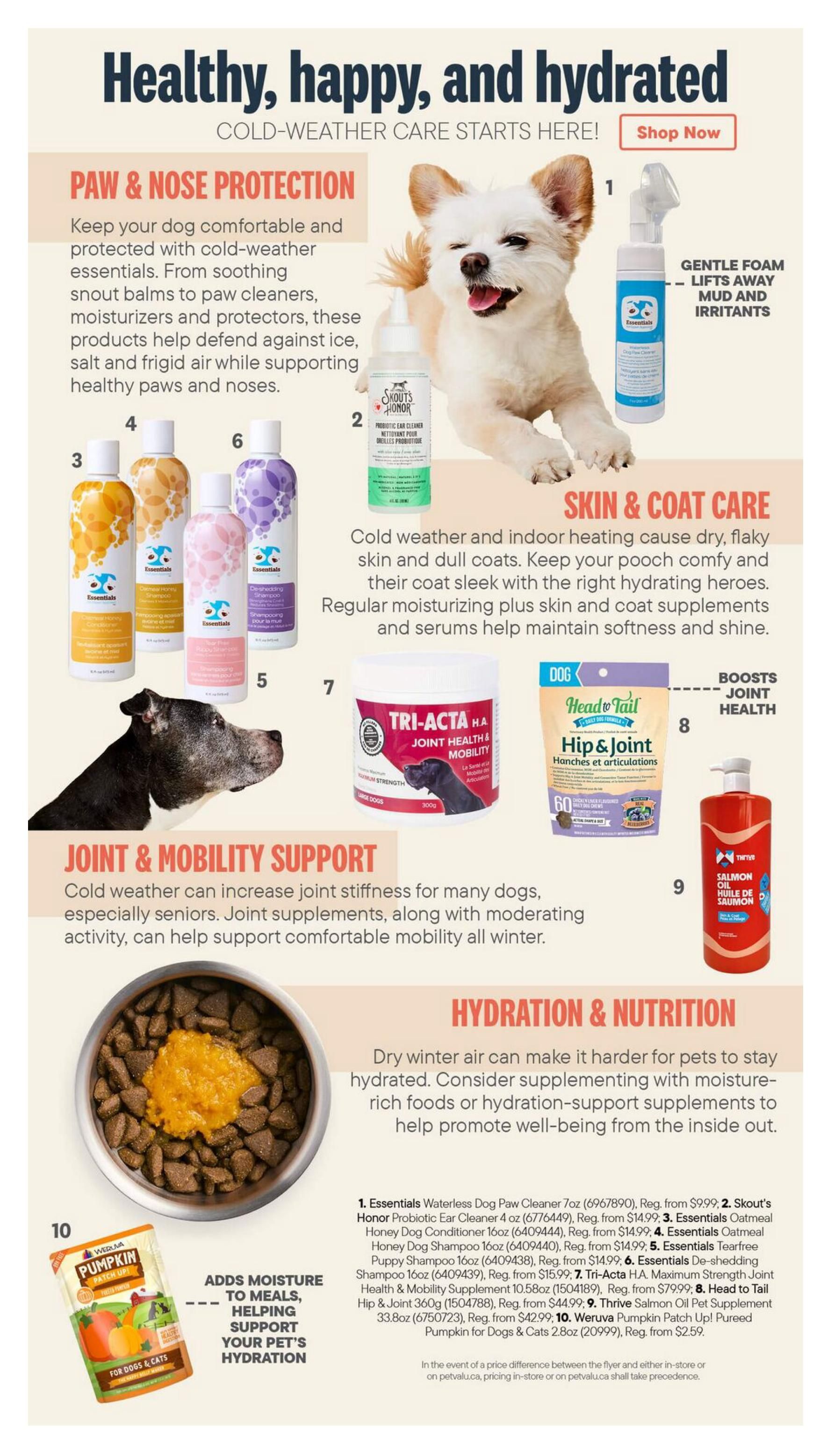 Total Pet Monthly LookBook October 1 to 31
