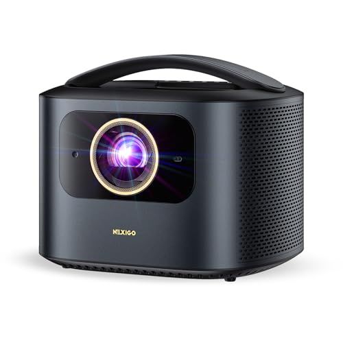 NexiGo TriVision Ultra, 4K Tri-LED-Laser Portable Projector, 2600 Lumens, 100,000:1 Dynamic Contrast, No Laser Speckle, No Eye Strain, Dolby Vision, HDR10+, 3D, Fire TV Storage Slot NexiGo TriVision Ultra, 4K Tri-LED-Laser Portable Projector, 2600 Lumens, 100,000:1 Dynamic Contrast, No Laser Speckle, No Eye Strain, Dolby Vision, HDR10+, 3D, Fire TV Storage Slot