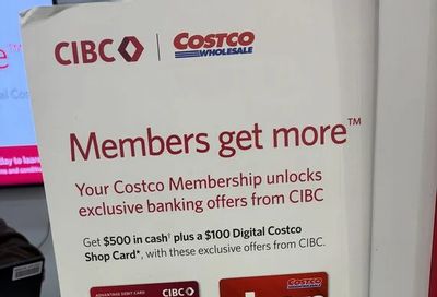 $500 Cash + $100 Costco Shop Card w/ $16.95 CIBC CHQ Account /Savings Account (New Huntington Vaughan Costco)