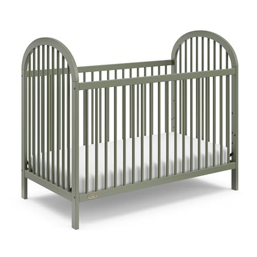 Graco Olivia 3-in-1 Convertible Crib, Olive Graco Olivia 3-in-1 Convertible Crib, Olive
