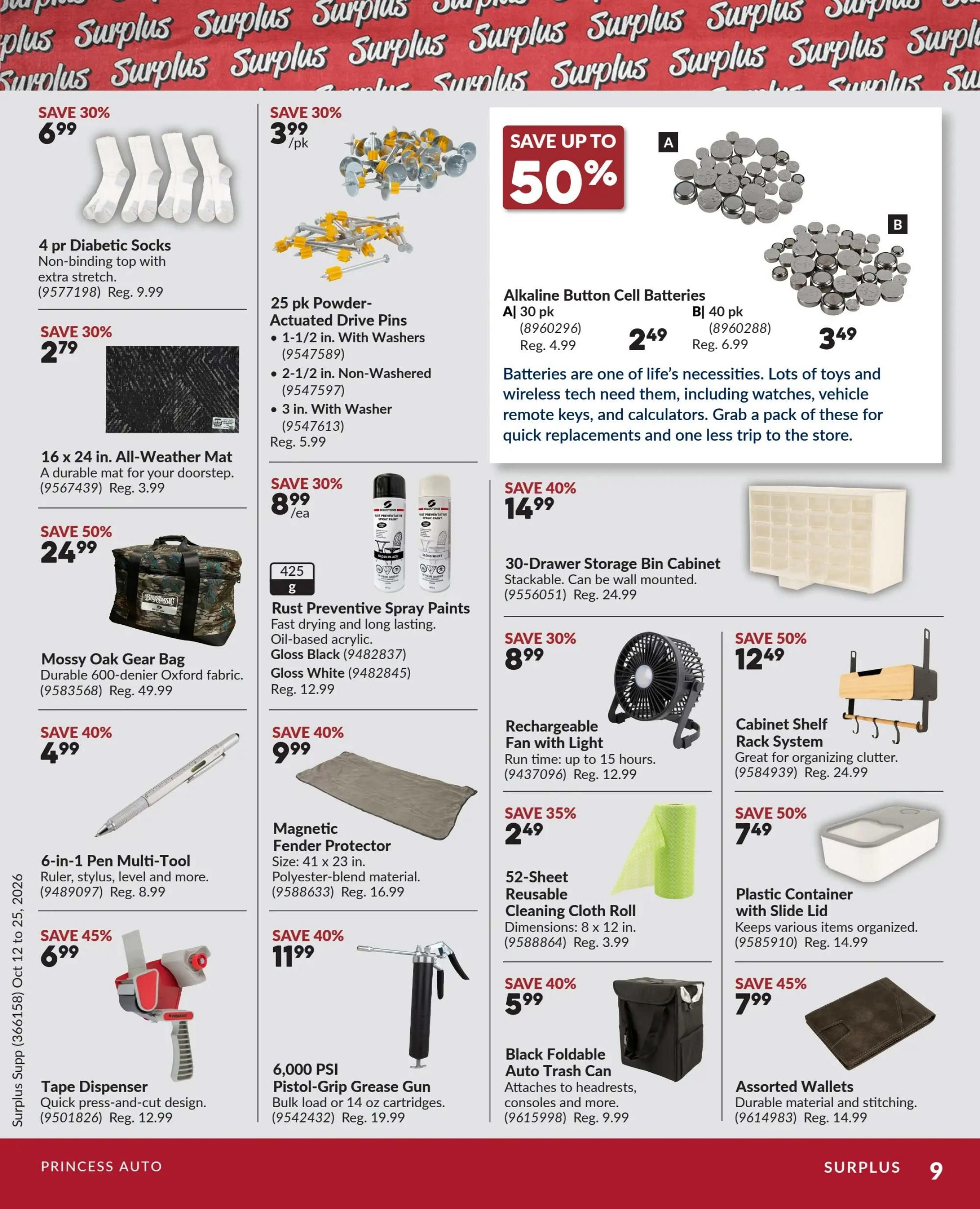 Princess Auto Flyer October 12 to 25