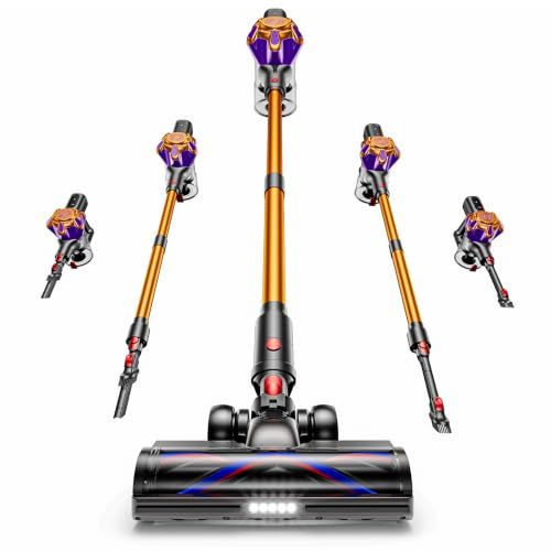 Zulyxio Cordless Vacuum Cleaner, 580W 50Kpa Powerful Stick Vacuum with 65 Mins Runtime,Anti-Tangle, Self-Standing, Rechargeable,Lightweight Vacuum Cleaners for Home Hardwood Floor Carpet Pet Hair Zulyxio Cordless Vacuum Cleaner, 580W 50Kpa Powerful Stick Vacuum with 65 Mins Runtime,Anti-Tangle, Self-Standing, Rechargeable,Lightweight Vacuum Cleaners for Home Hardwood Floor Carpet Pet Hair