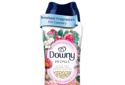 Downy Boutique Botanicals In Wash Laundry Scent Booster Beads, PEONIA Scent, Boutique Fragrances inspired by the Artistry of Nature, 598 g