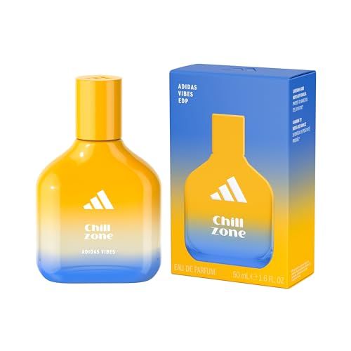 adidas Vibes Chill Zone Eau de Parfum For All, Relaxing and Comforting, Long Lasting Fragrance, Lavender and Vanilla 50ml adidas Vibes Chill Zone Eau de Parfum For All, Relaxing and Comforting, Long Lasting Fragrance, Lavender and Vanilla 50ml