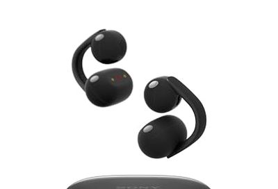 Sony LinkBuds Clip Open-Ear Truly Wireless Earbuds Clip-On Design, Black