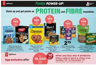 Real Canadian Superstore Ontario: Get 10,000 PC Optimum Points When You Purchase 4 Participating General Mills Products + Flyer Deals October 15th – 21st