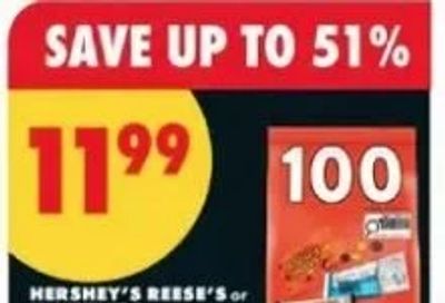 No Frills: Hershey's 100pc Assorted Chocolate ($11.99) /w 4k points on $20 spend (Oct 15-21)