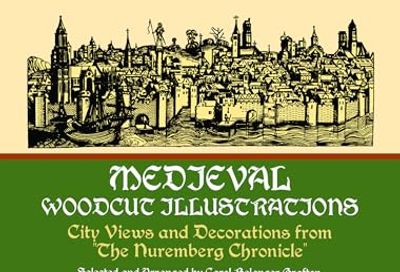 Medieval Woodcut Illustrations: City Views and Decorations from the Nuremberg Chronicle