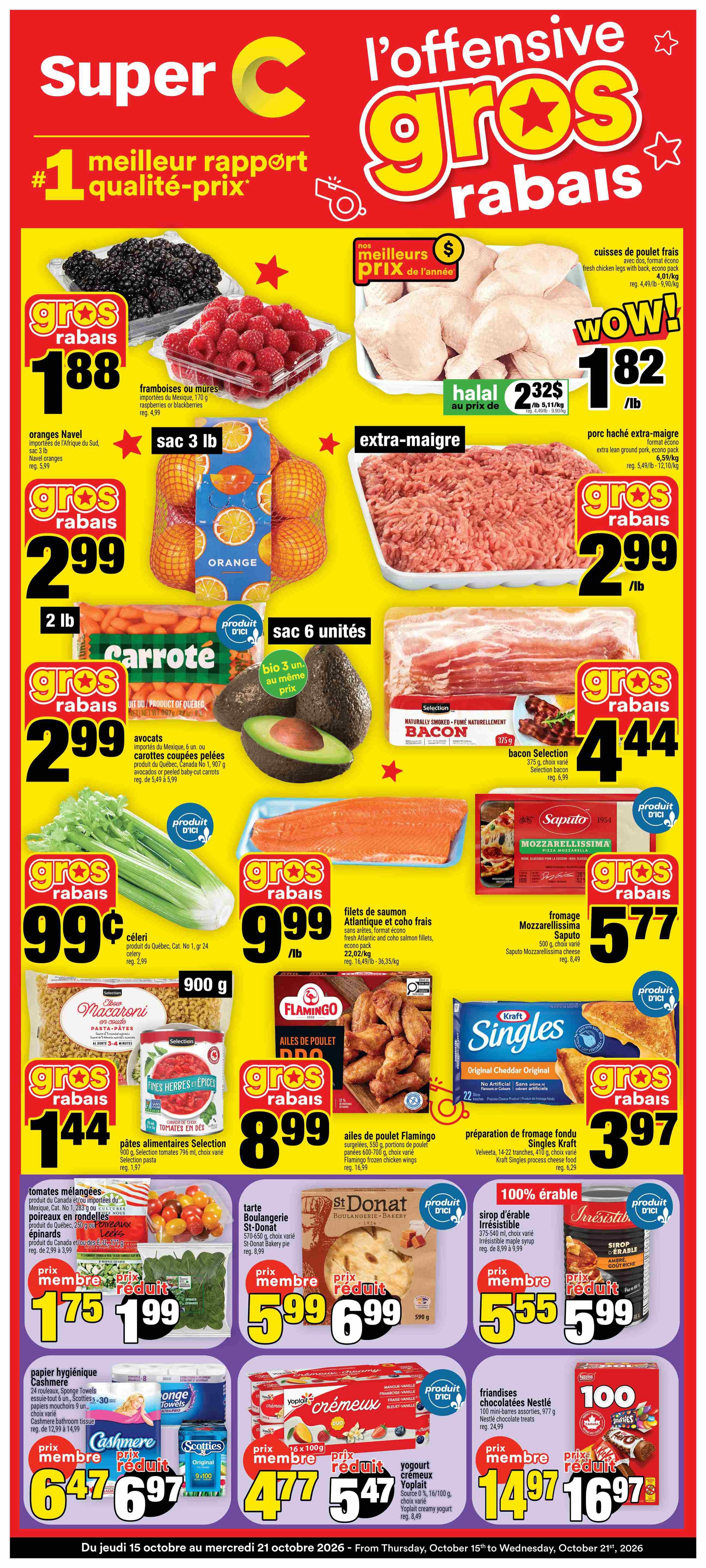 Super C Flyer October 15 to 21