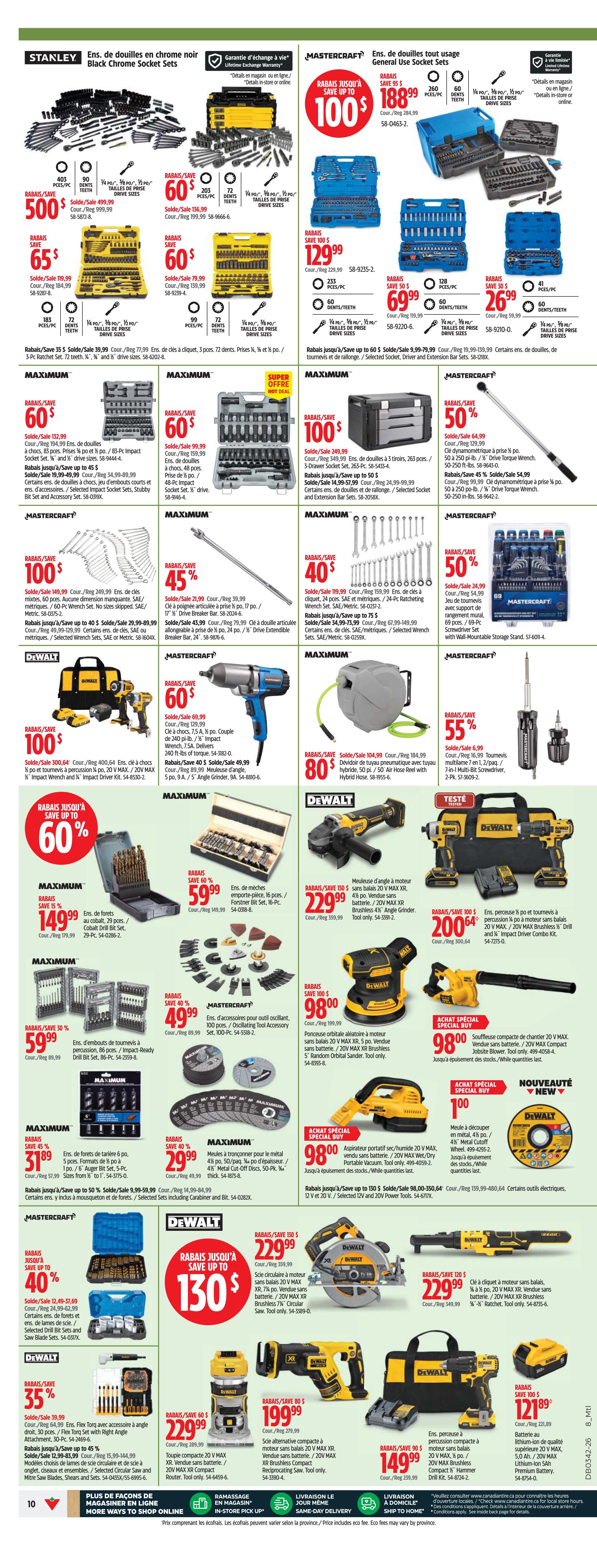 Canadian Tire (QC) Flyer October 15 to 21
