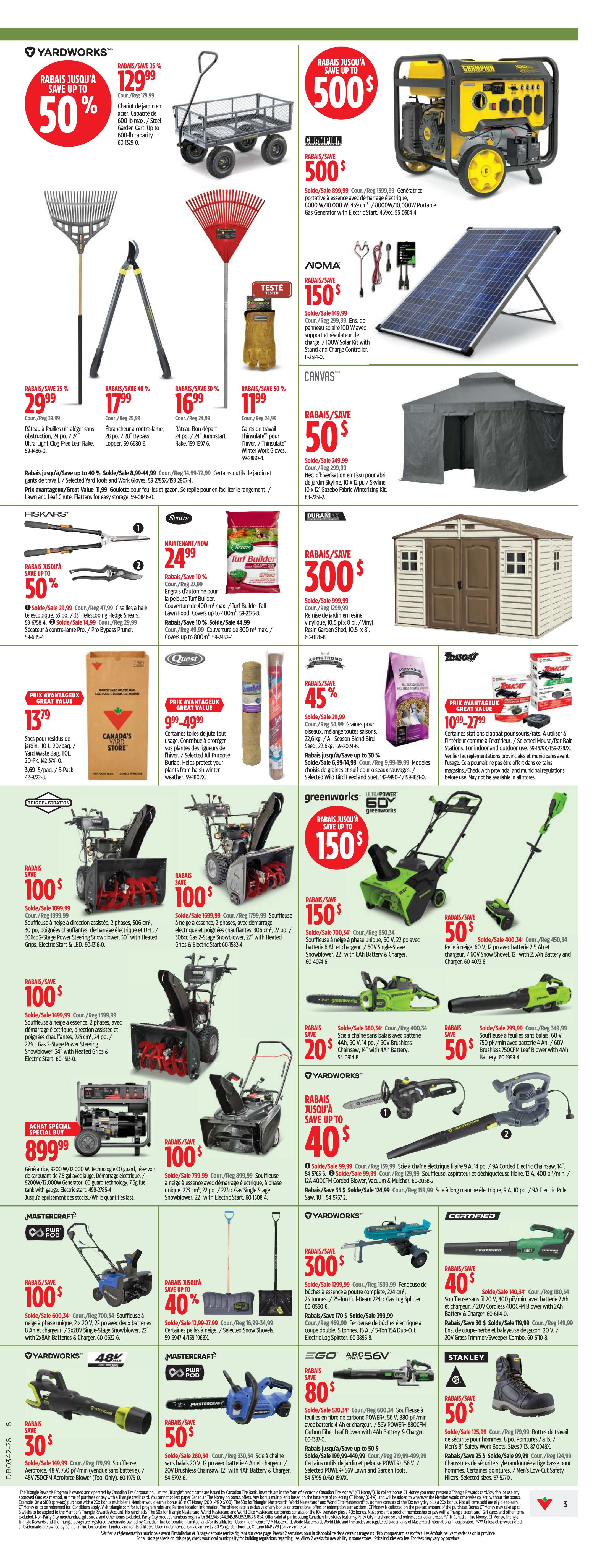 Canadian Tire (QC) Flyer October 15 to 21
