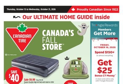 Canadian Tire (Atlantic) Flyer October 15 to 21