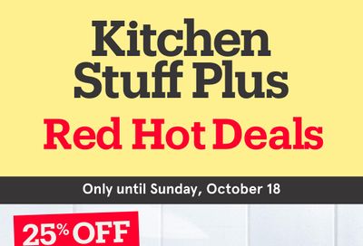 Kitchen Stuff Plus Red Hot Deals Flyer October 13 to 18