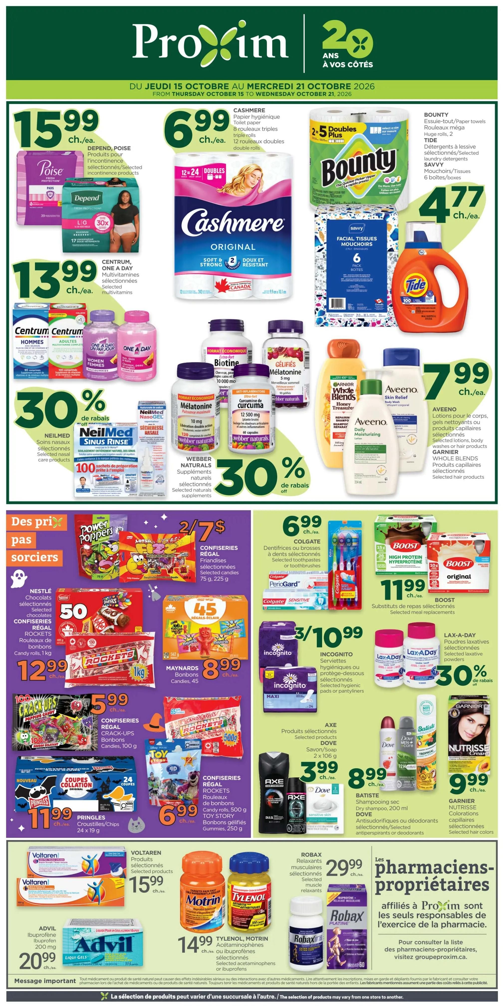 Proxim Flyer October 15 to 21
