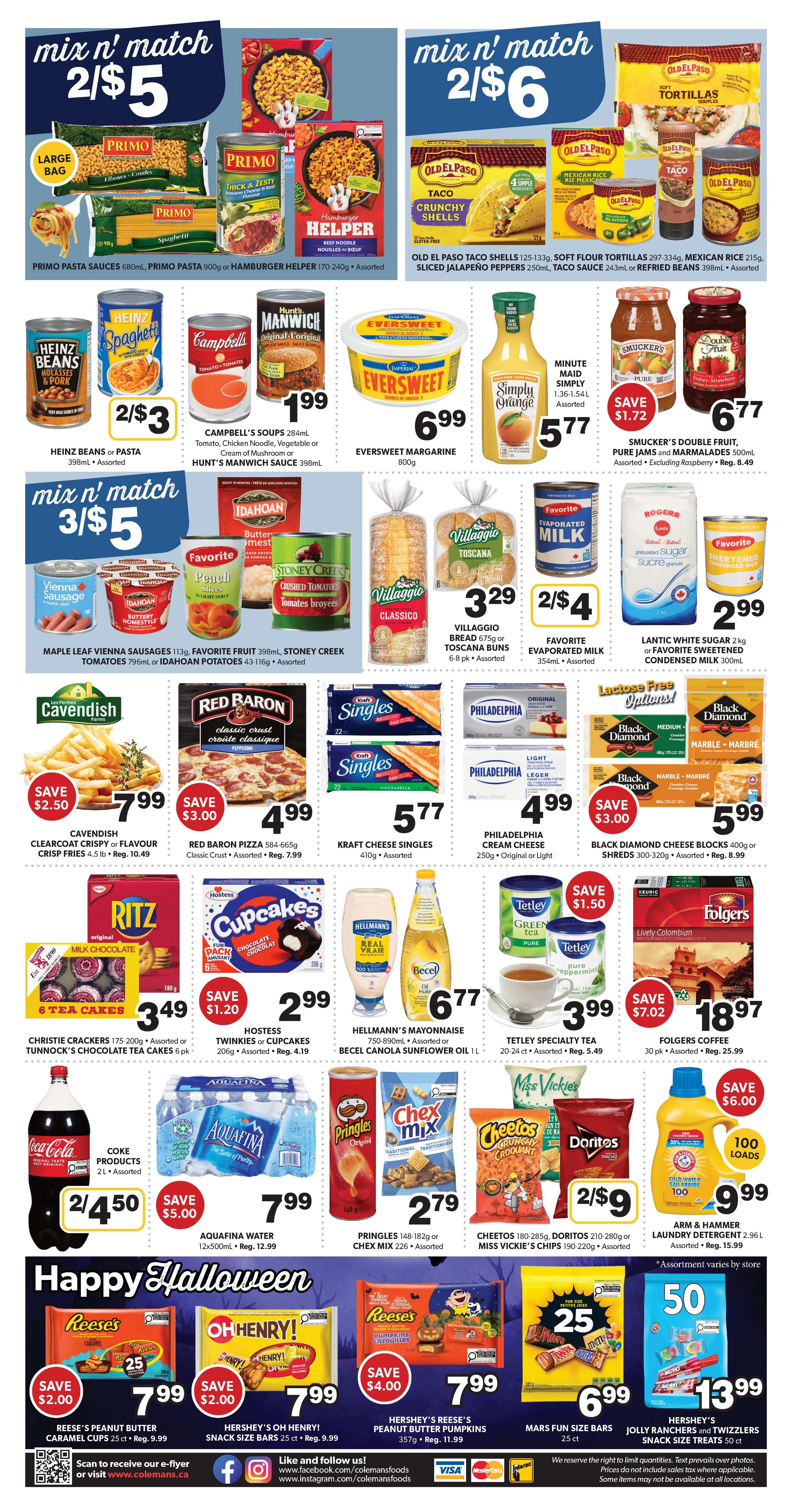 Coleman's Flyer October 15 to 21