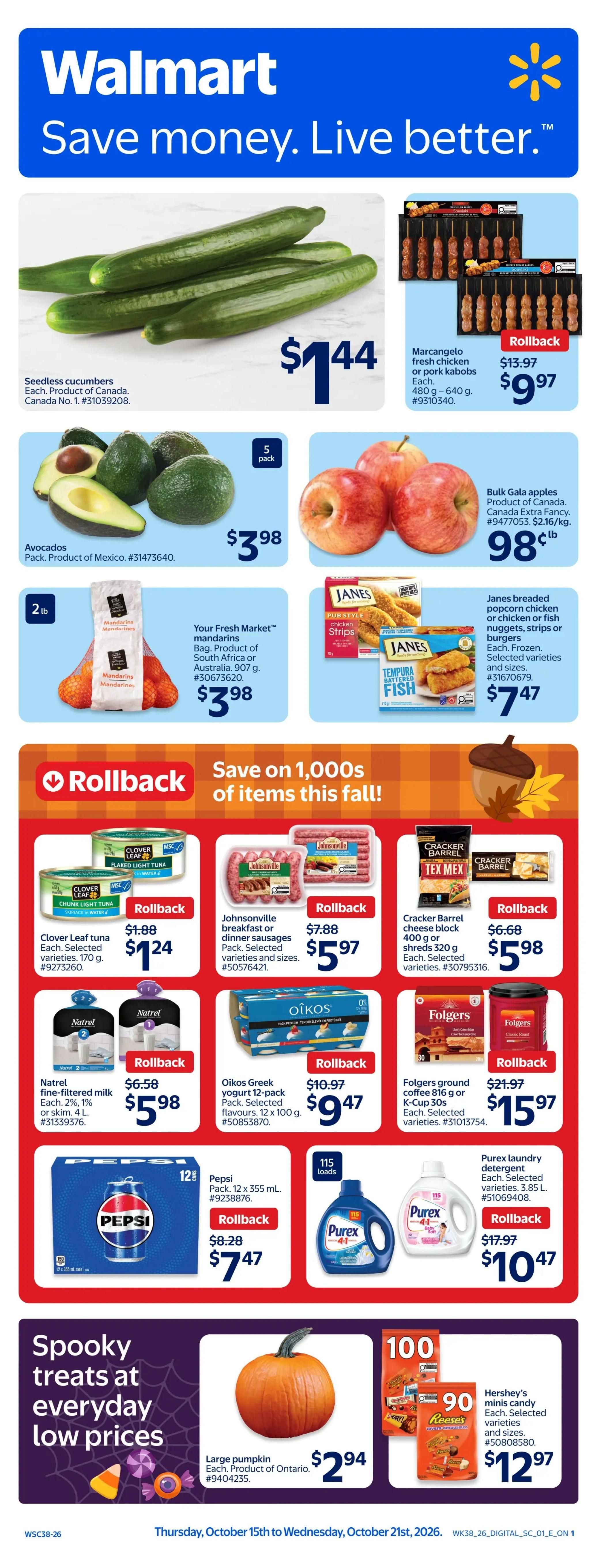Walmart (ON) Flyer October 15 to 21