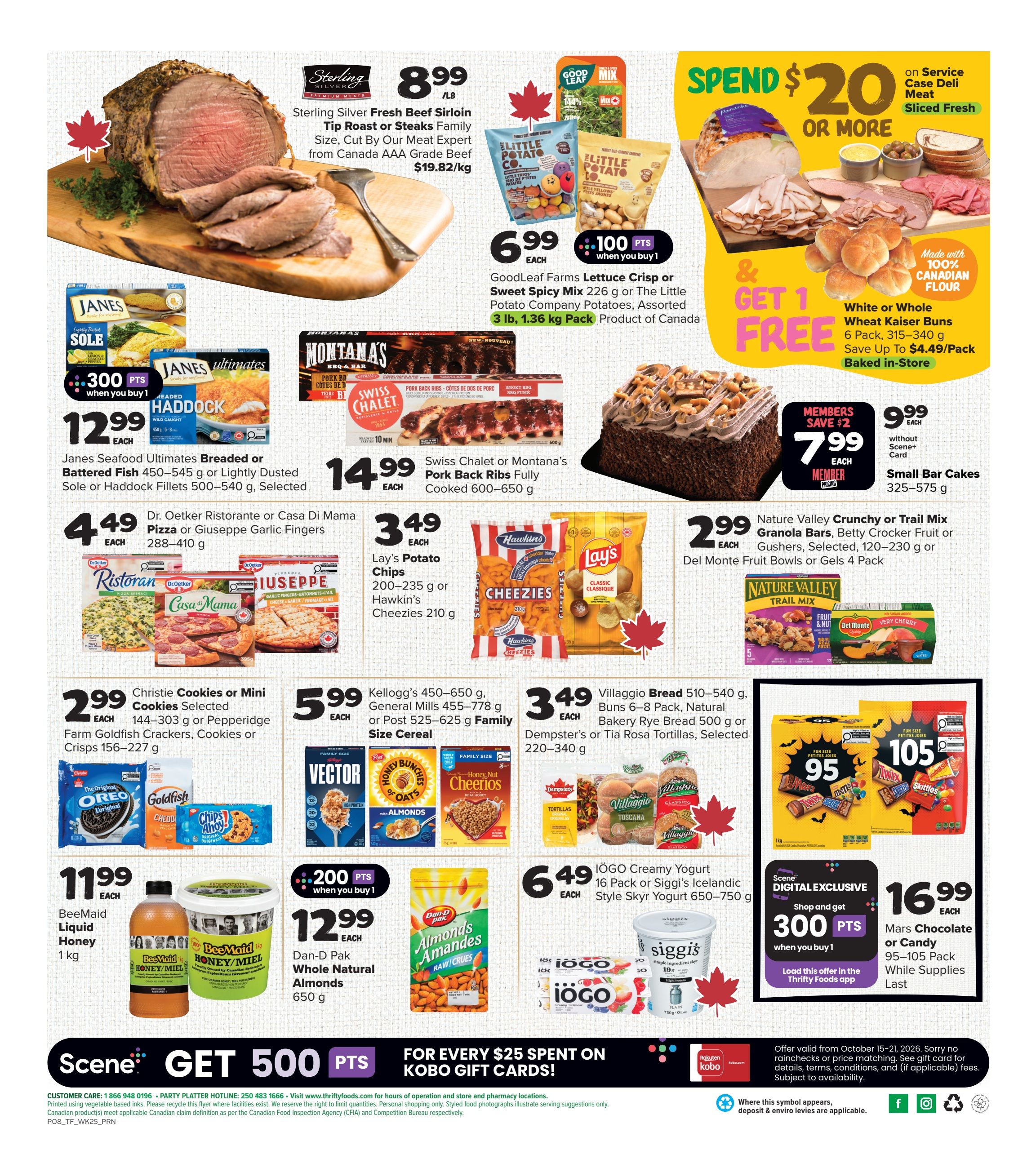 Thrifty Foods Flyer October 15 to 21