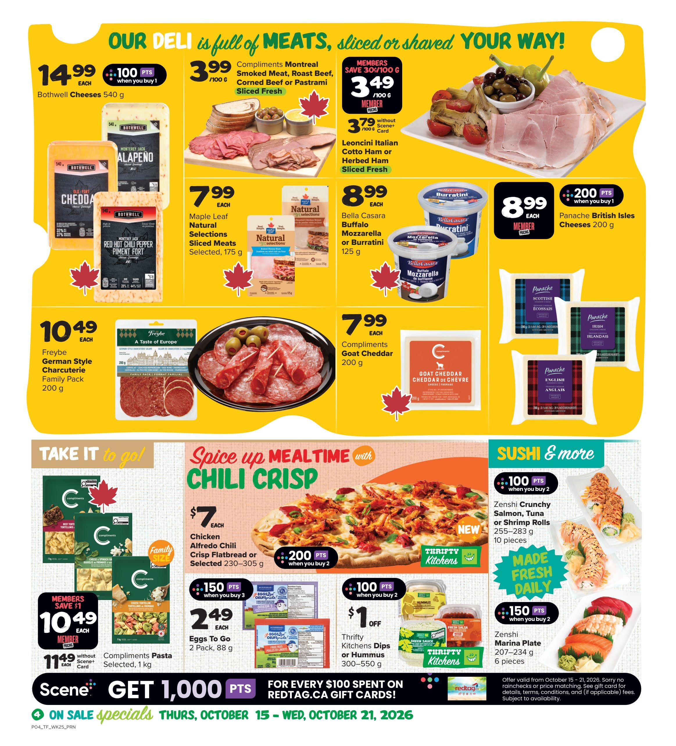 Thrifty Foods Flyer October 15 to 21
