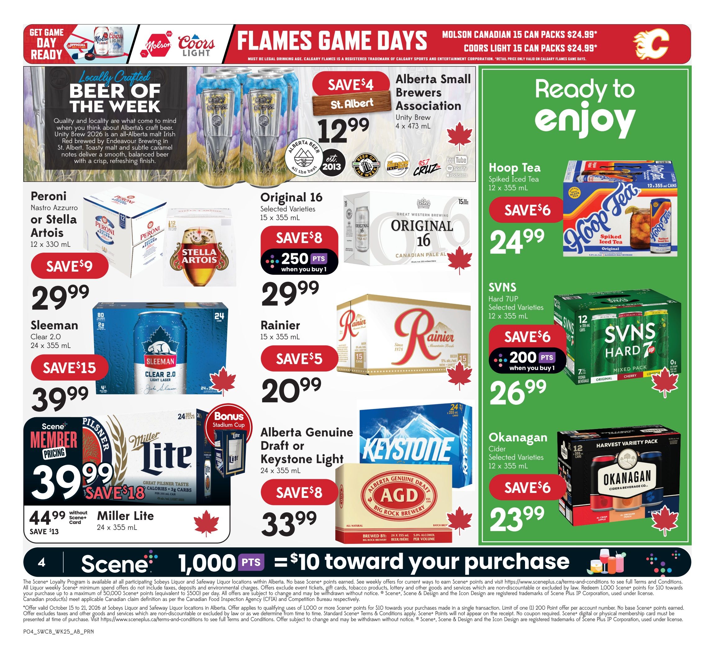Sobeys/Safeway (AB) SWCB Flyer October 15 to 21
