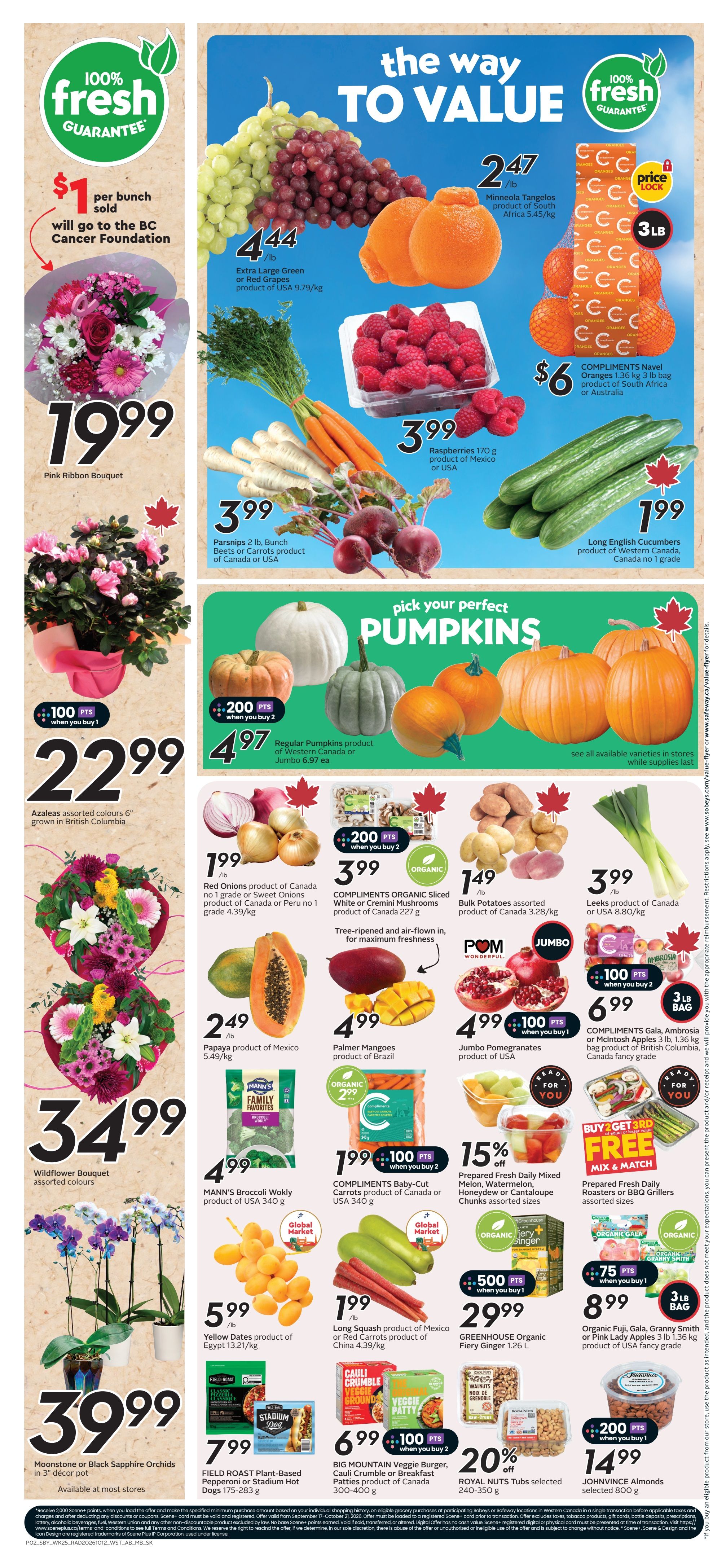 Sobeys/Safeway (MB) Flyer October 15 to 21