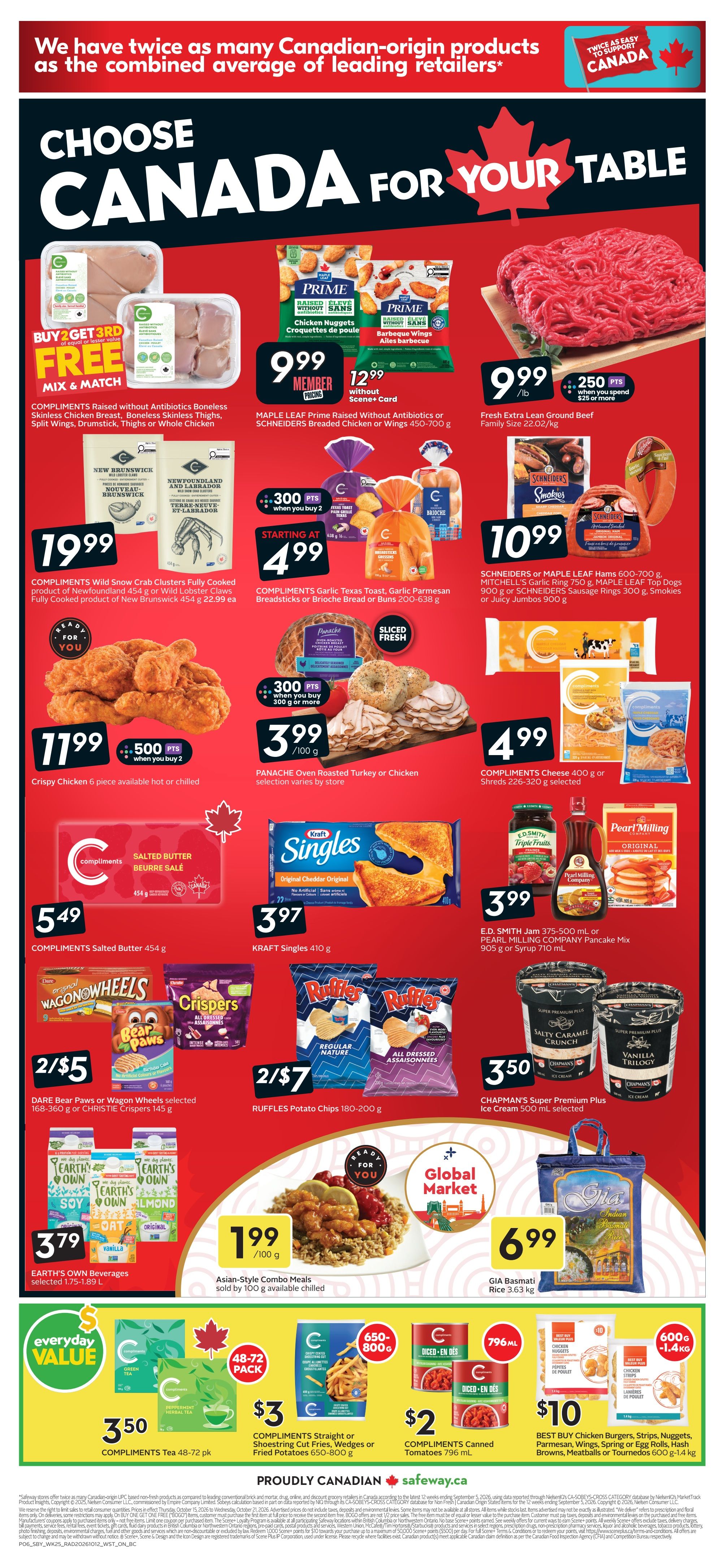 Safeway (BC) Flyer October 15 to 21