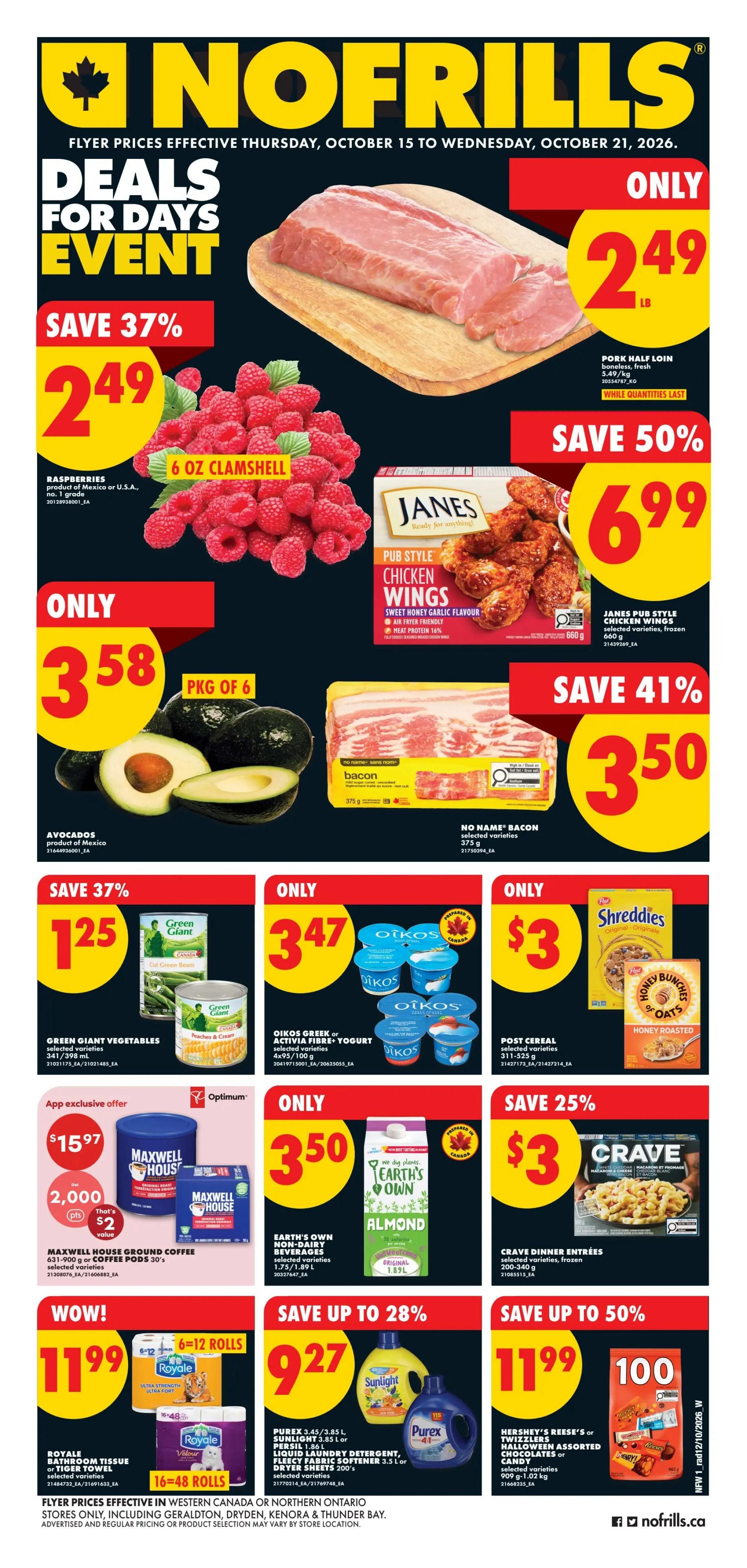 No Frills (West) Flyer October 15 to 21