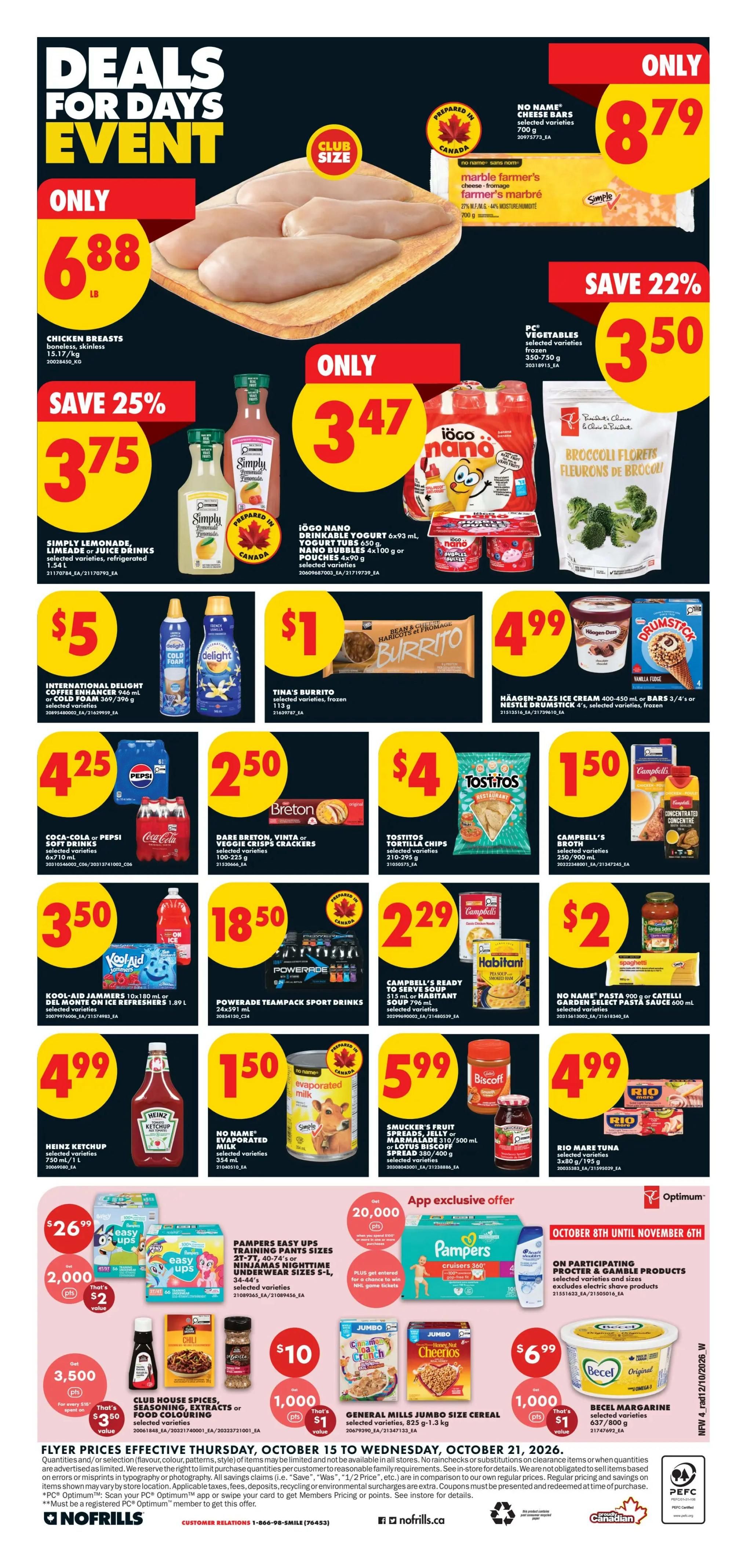 No Frills (West) Flyer October 15 to 21