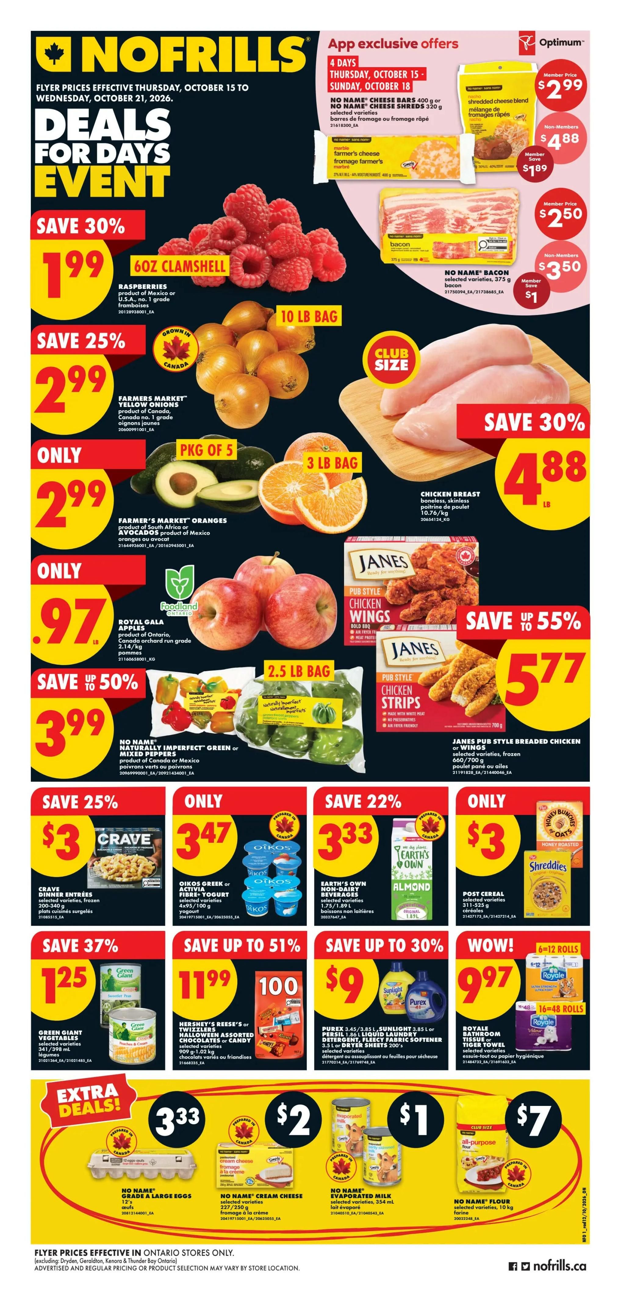 No Frills (ON) Flyer October 15 to 21