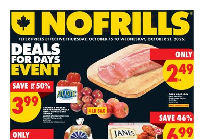 No Frills (Atlantic) Flyer October 15 to 21