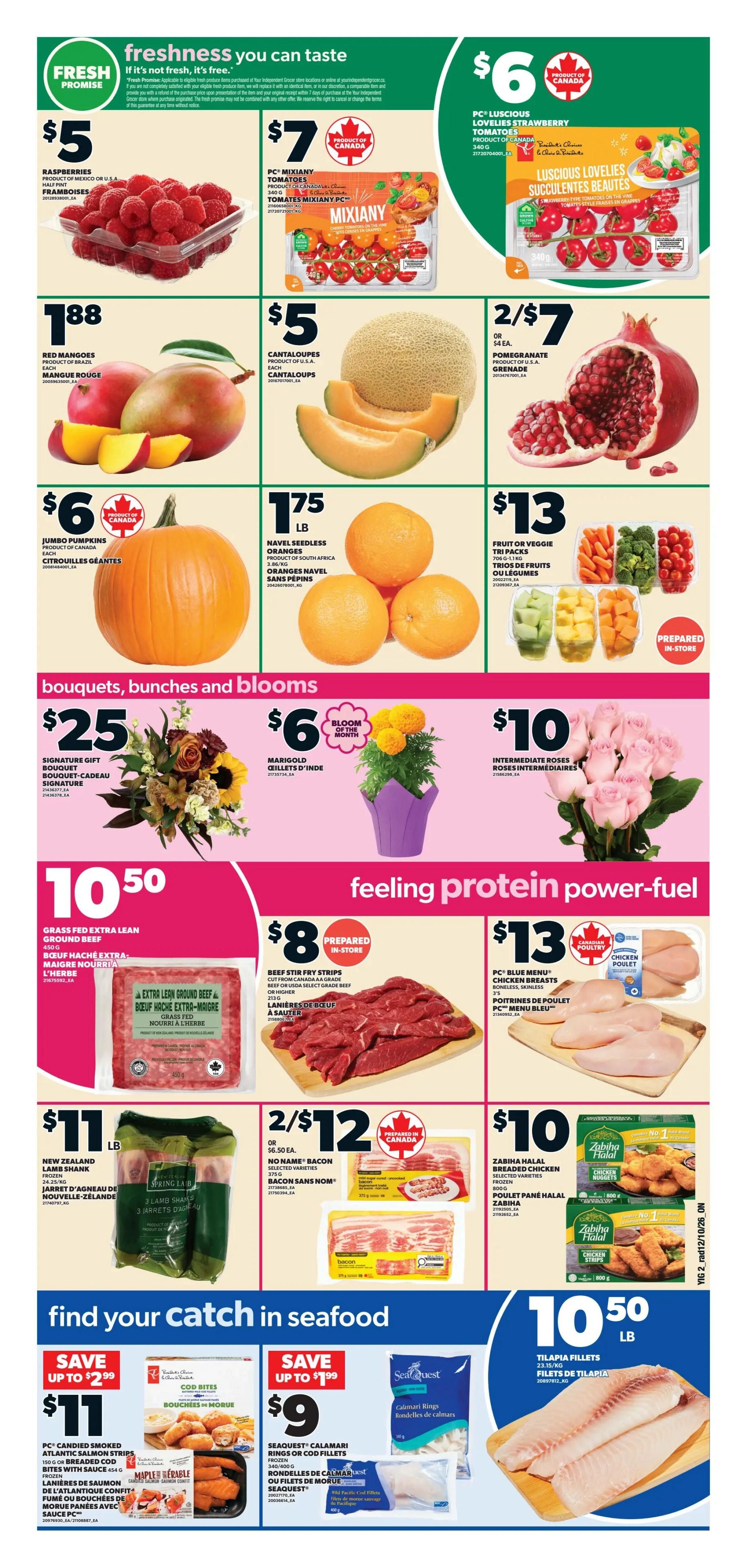 Independent Grocer (ON) Flyer October 15 to 21