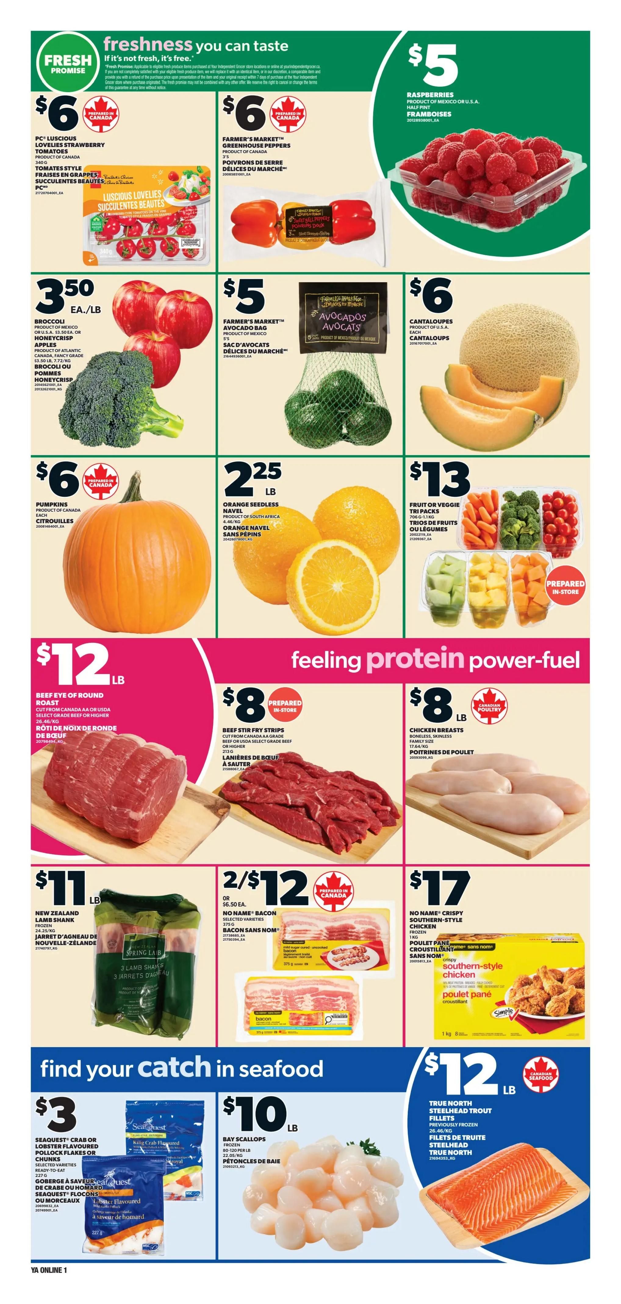 Independent Grocer (Atlantic) Flyer October 15 to 21