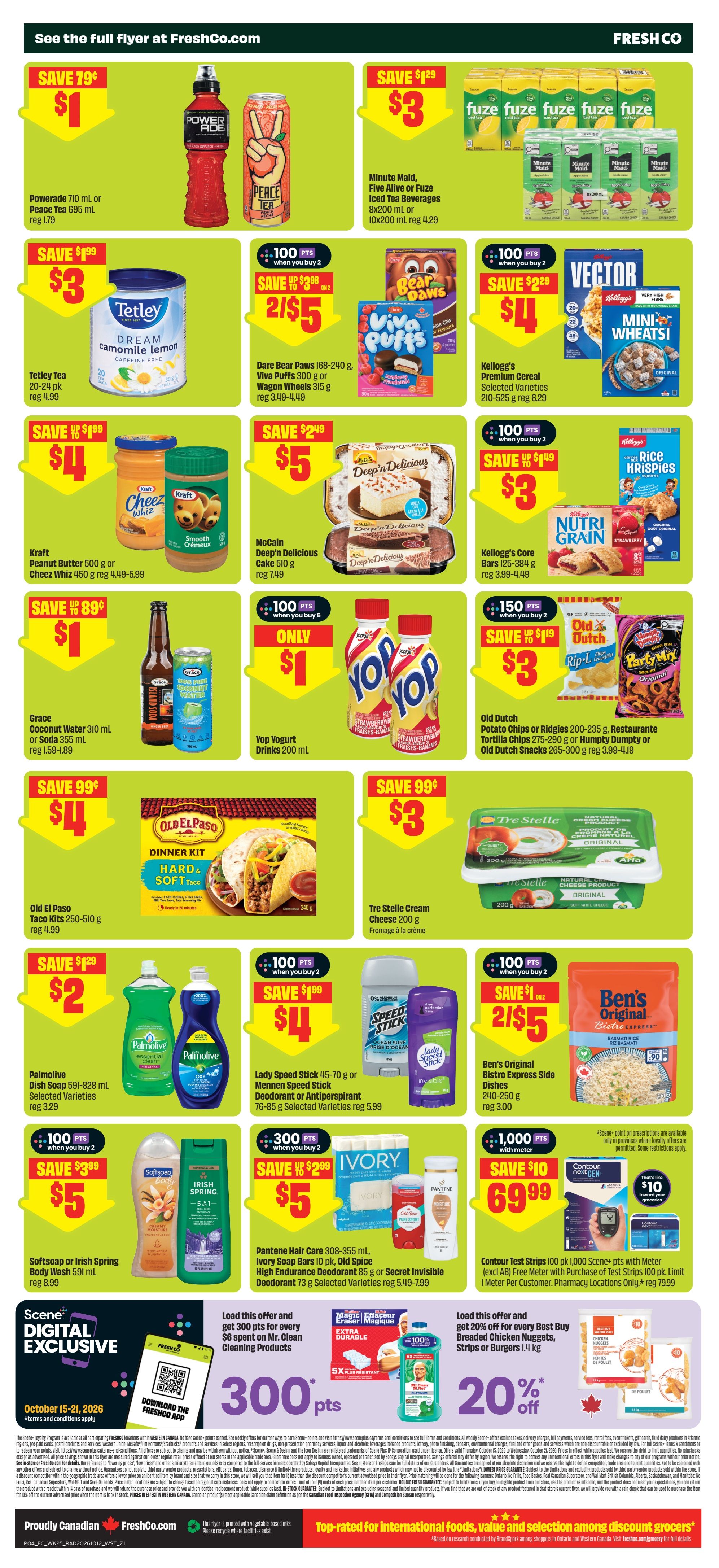 FreshCo (West) Flyer October 15 to 21