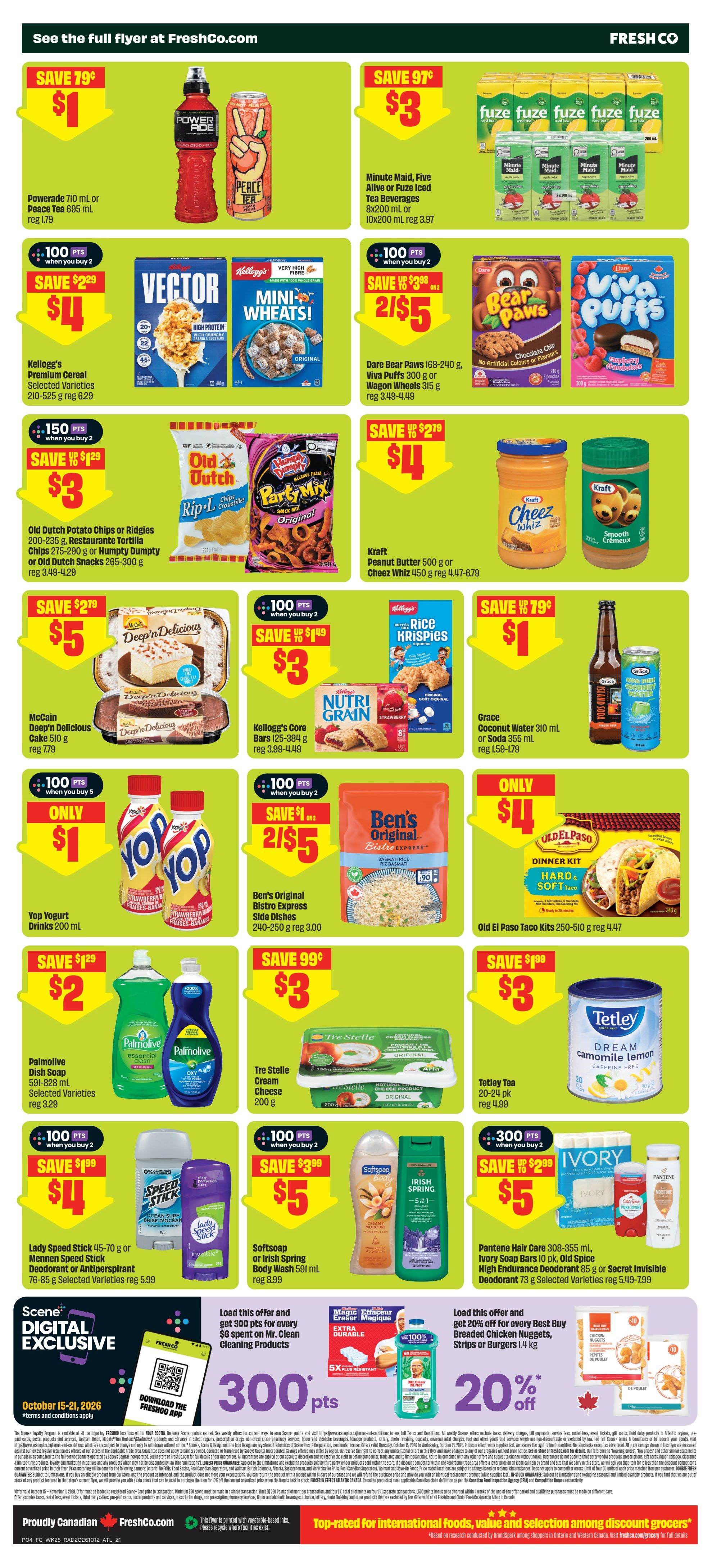 FreshCo (Atlantic) Flyer October 15 to 21
