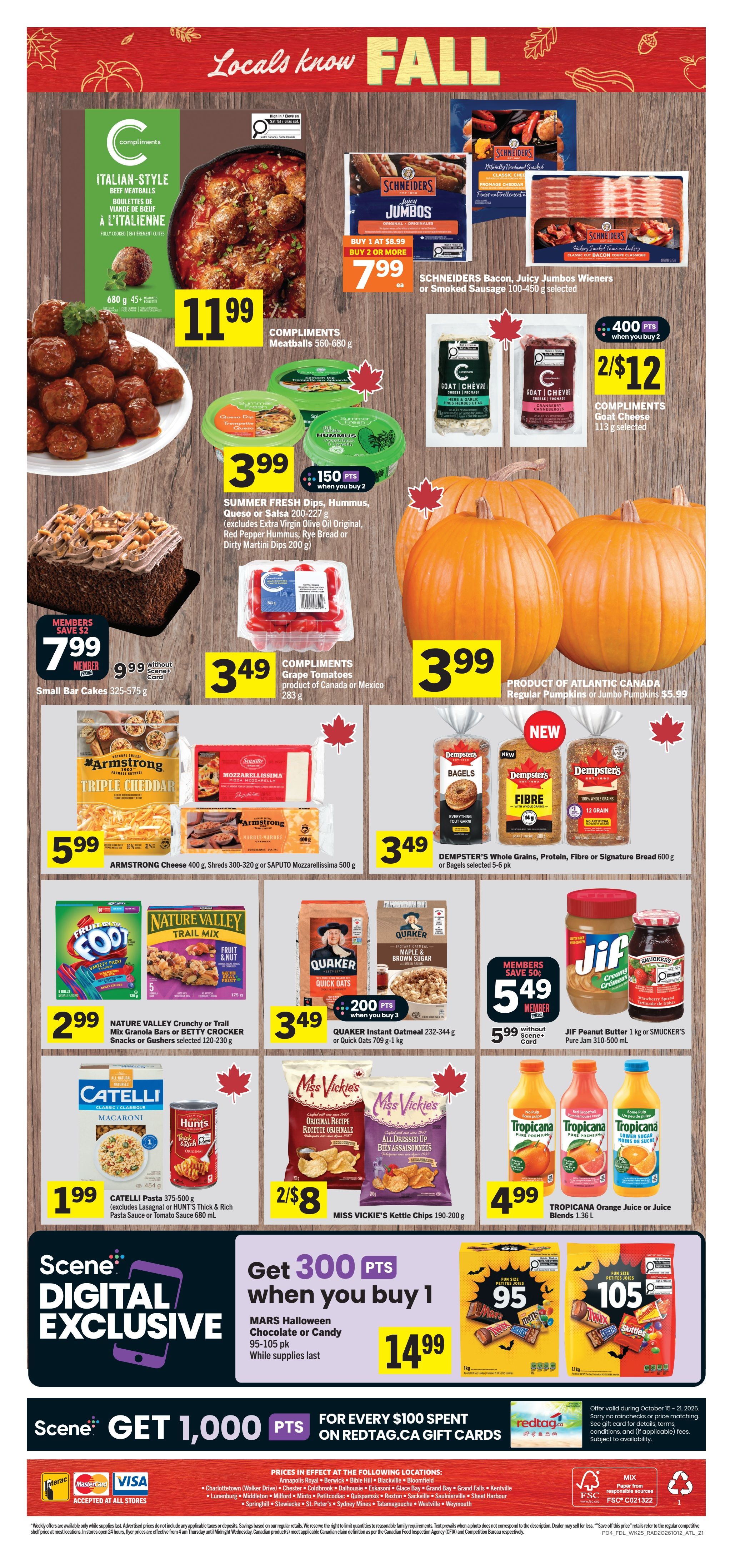 Foodland (Atlantic) Flyer October 15 to 21