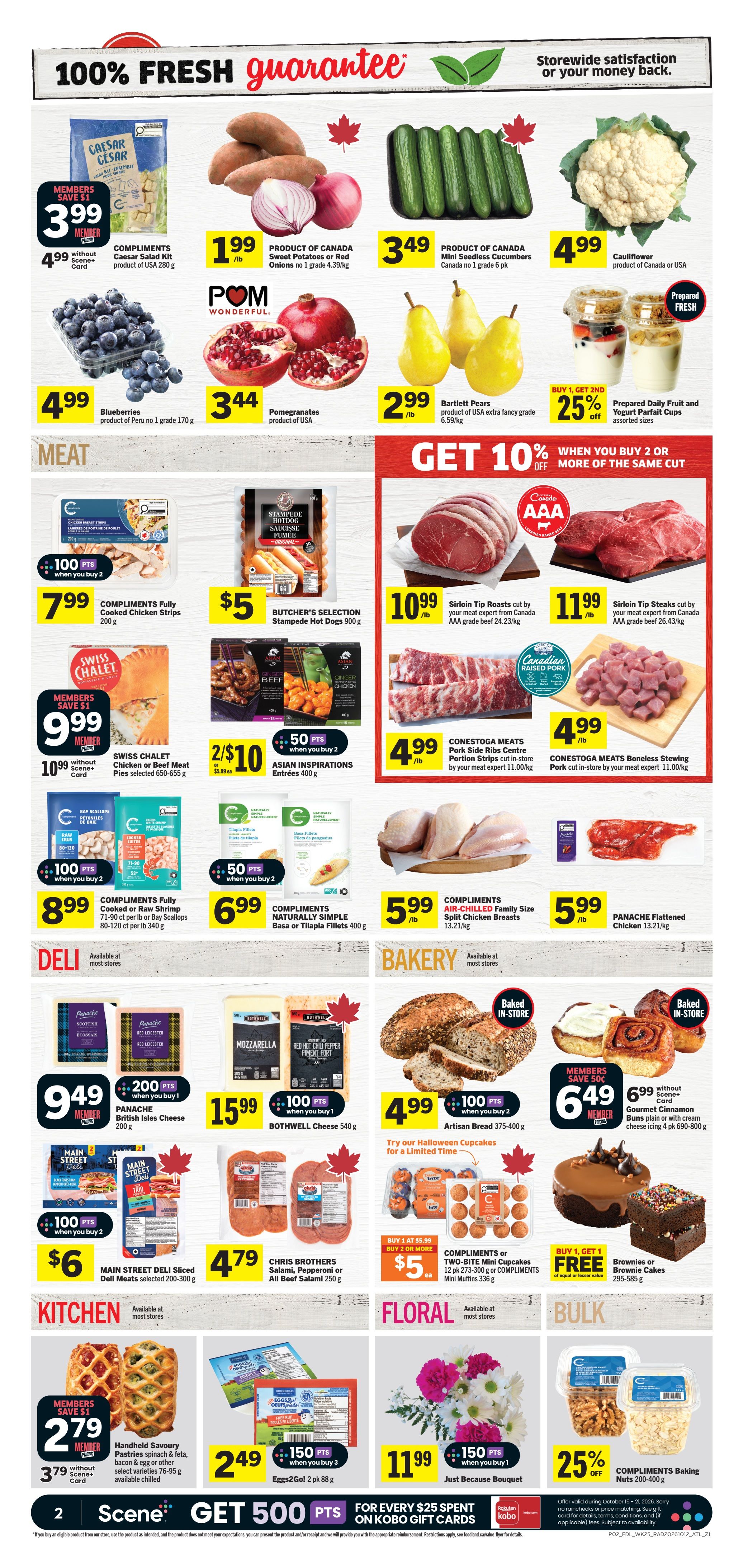 Foodland (Atlantic) Flyer October 15 to 21